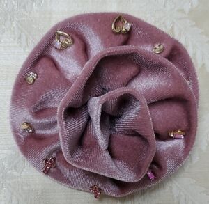 Free Pepple Rosette Stud Pack/Blush